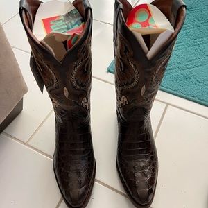 Real Hacienda Cocodrilos Mens Boots